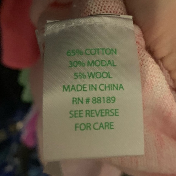 Lilly Pulitzer Pink Ruffle Fresca Sweater - Picture 3 of 3